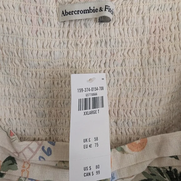 Abercrombie & Fitch Floral Print Mini Dress - Picture 3 of 6